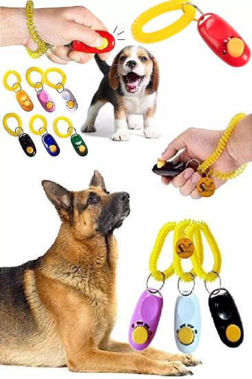Evcil Hayvan Eğitim Düğmesi Taşınabilir Ses Düğmesi Pet Training Clicker