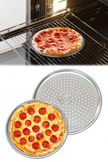 Biterse Pizza Fırın Tepsisi Alüminyum 32 Cm