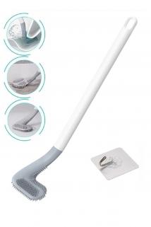 Biterse Golf Tasarımlı Silikon Banyo Tuvalet Klozet Temizleme Fırçası ve Tutucu Set