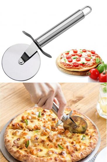 Hamur Pizza Börek Kesici Çelik Kesme Bıçağı Hamur Ruleti Hamur Şekillendirme