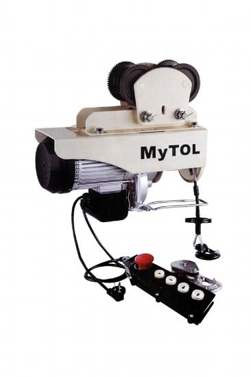 MyTOL MV1208 Elektrikli 4 Hareketli 600-1200 kg Şaryolu Mini Vinç