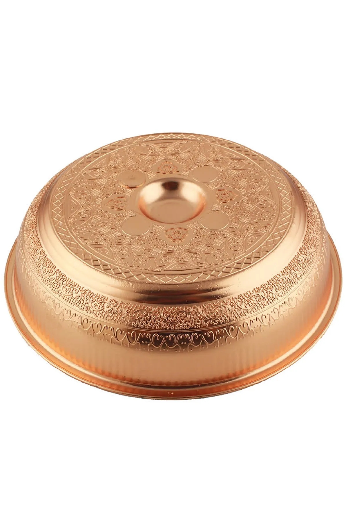 Osmanlı%20Motifli%20Ağır%20İşlemeli%20Döküm%20Metal%20Hamam%20Tası%2020%20Cm%20Rose%20Renk